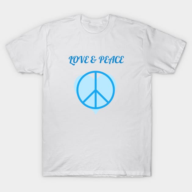 LOVE & PEACE T-Shirt by zzzozzo